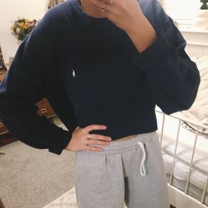 cropped ralph lauren polo